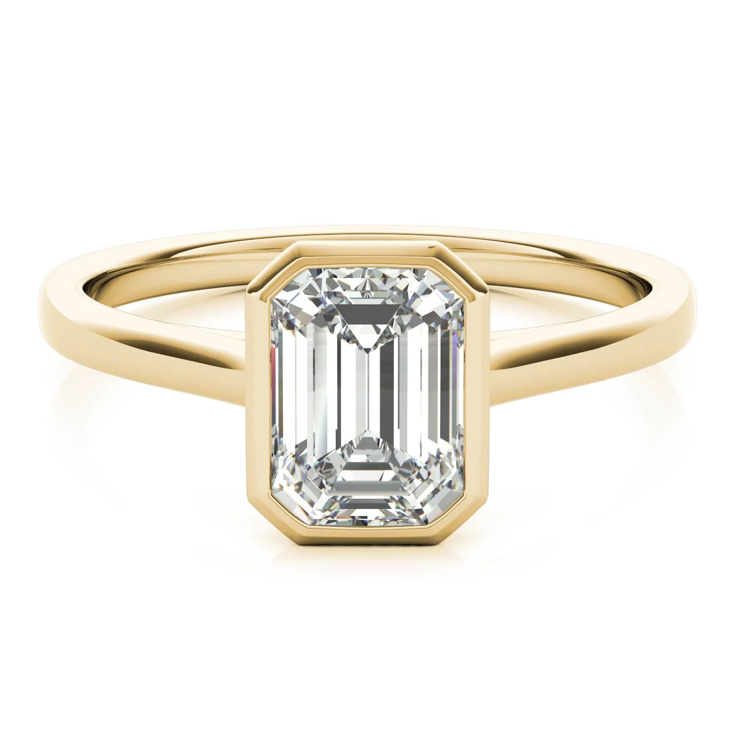 Lucia Bezel-Set Engagement Ring