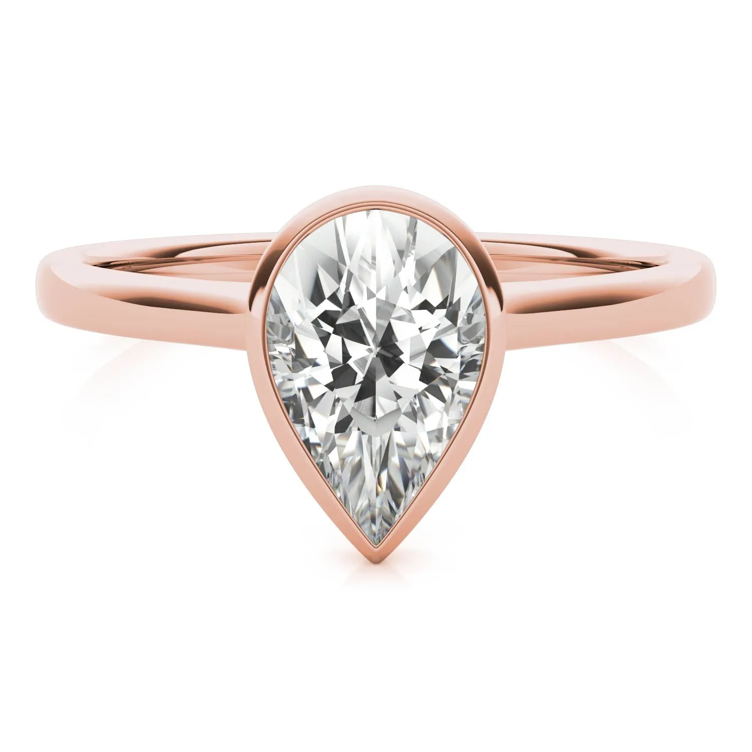 Lucia Bezel-Set Engagement Ring
