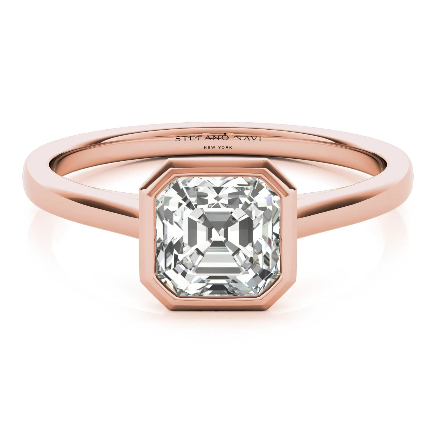 Lucia Bezel-Set Engagement Ring
