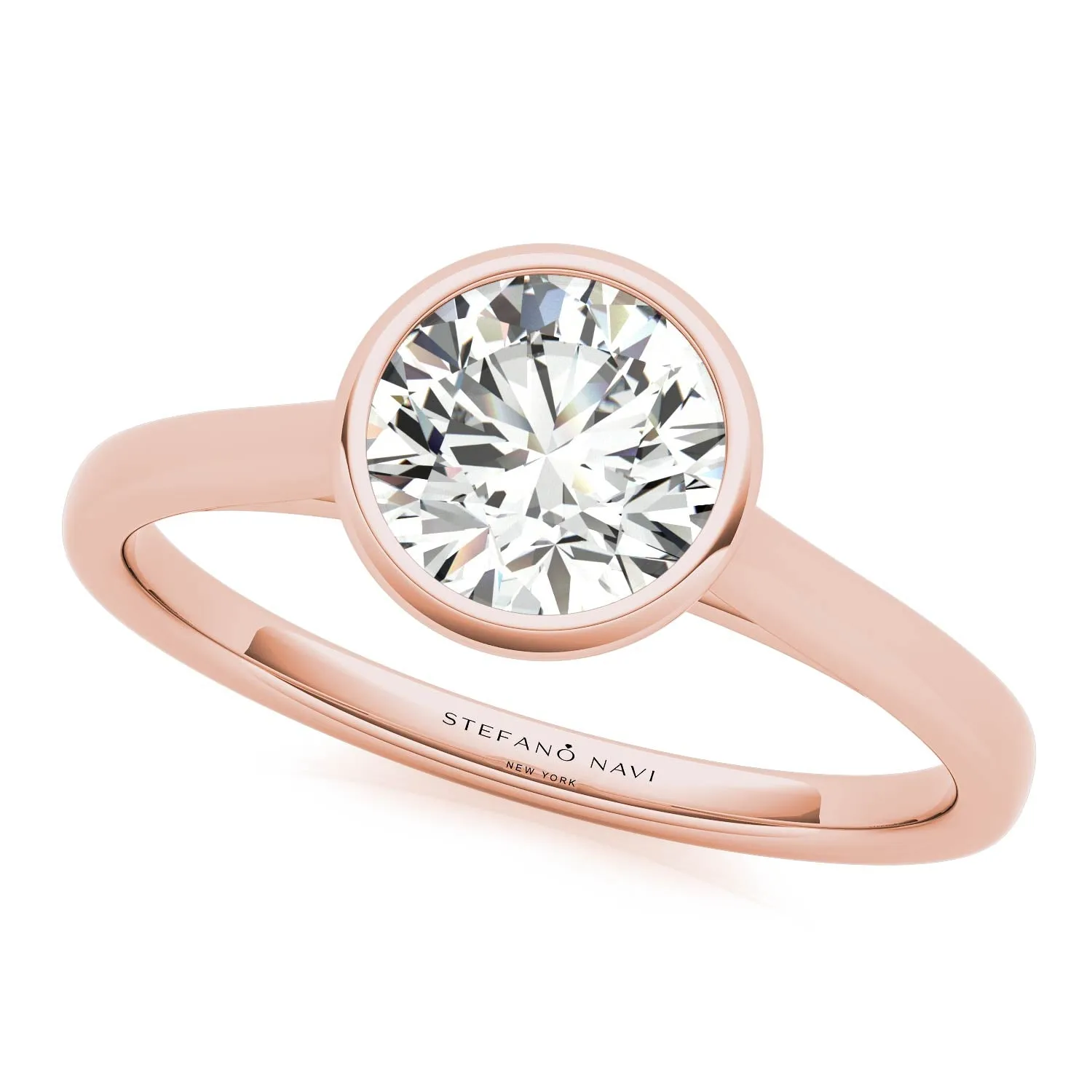 Lucia Bezel-Set Engagement Ring