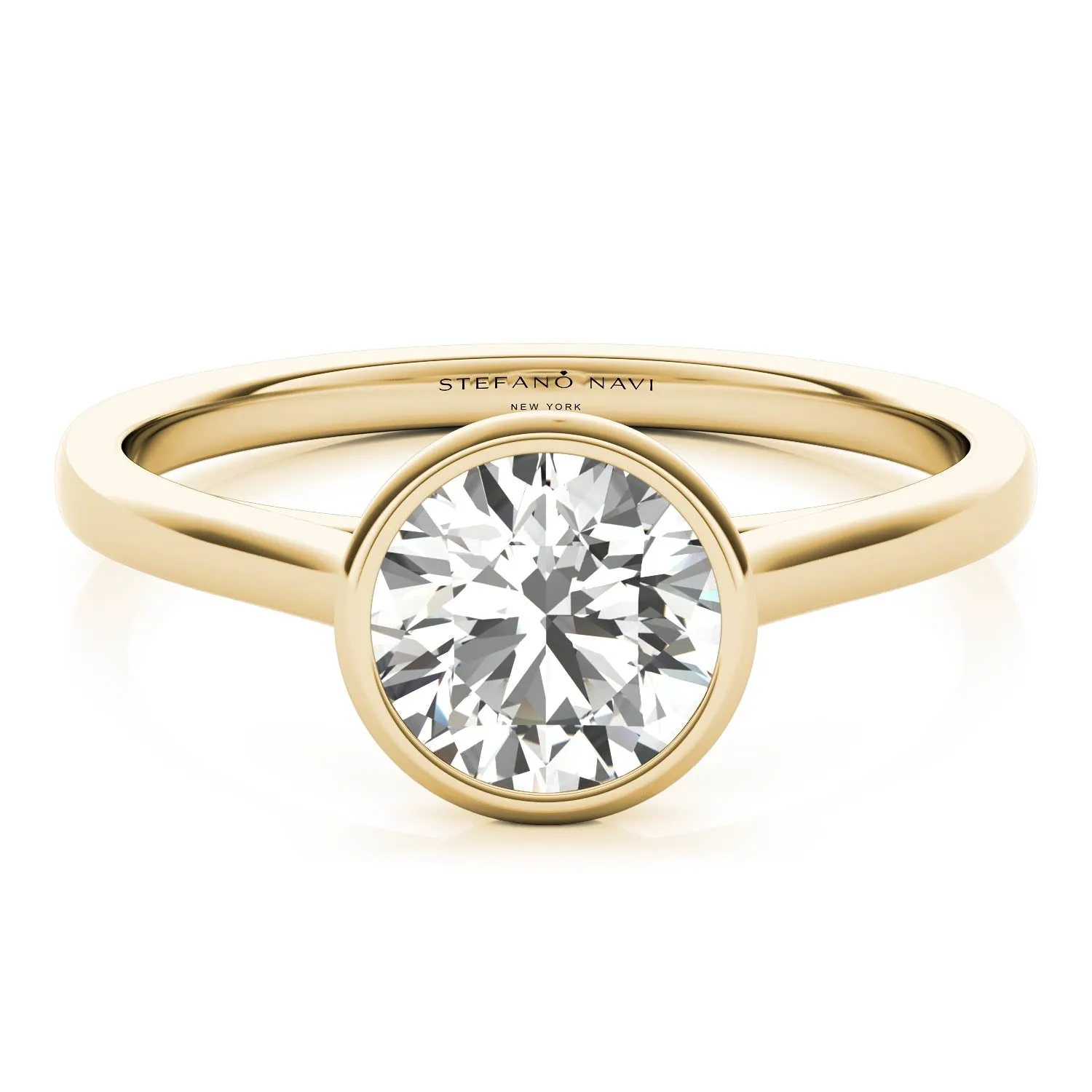 Lucia Bezel-Set Engagement Ring