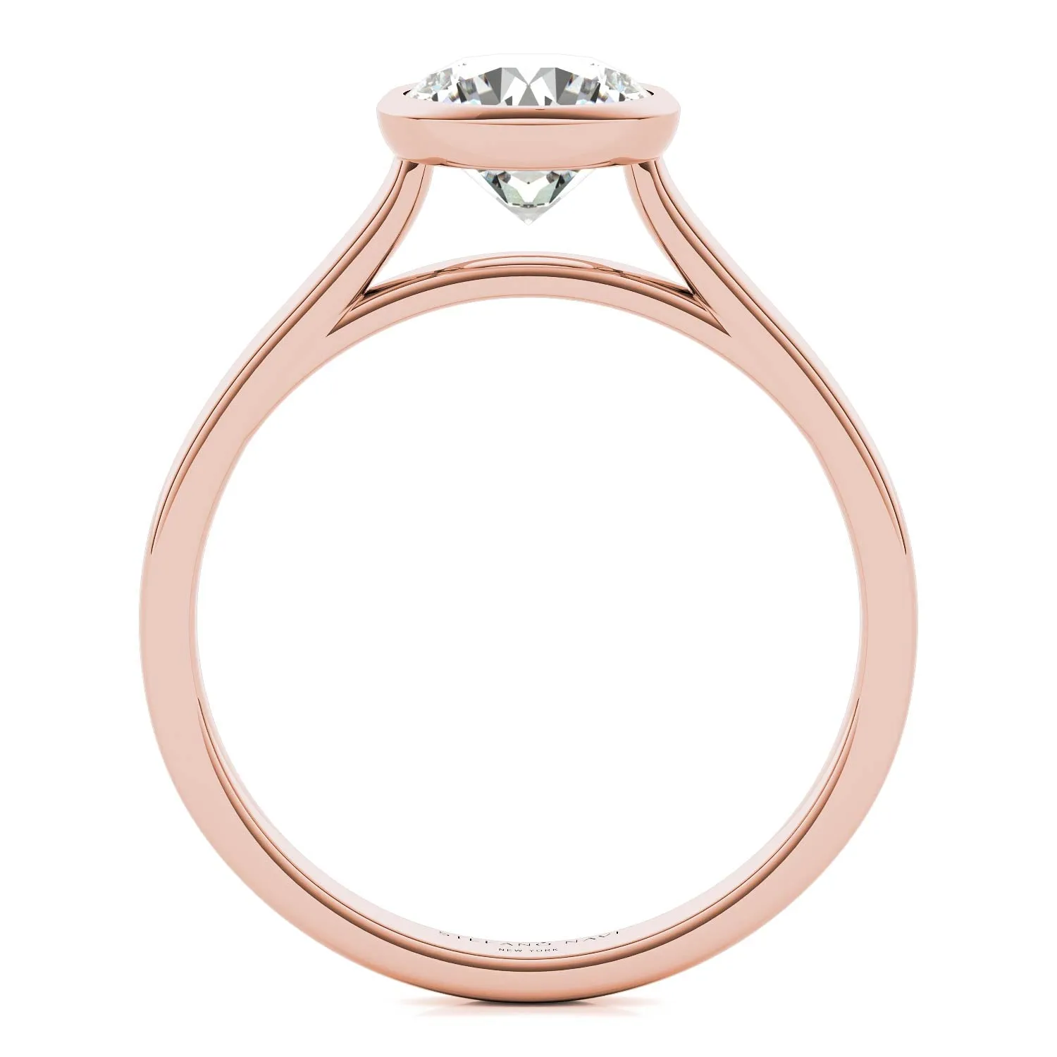Lucia Bezel-Set Engagement Ring