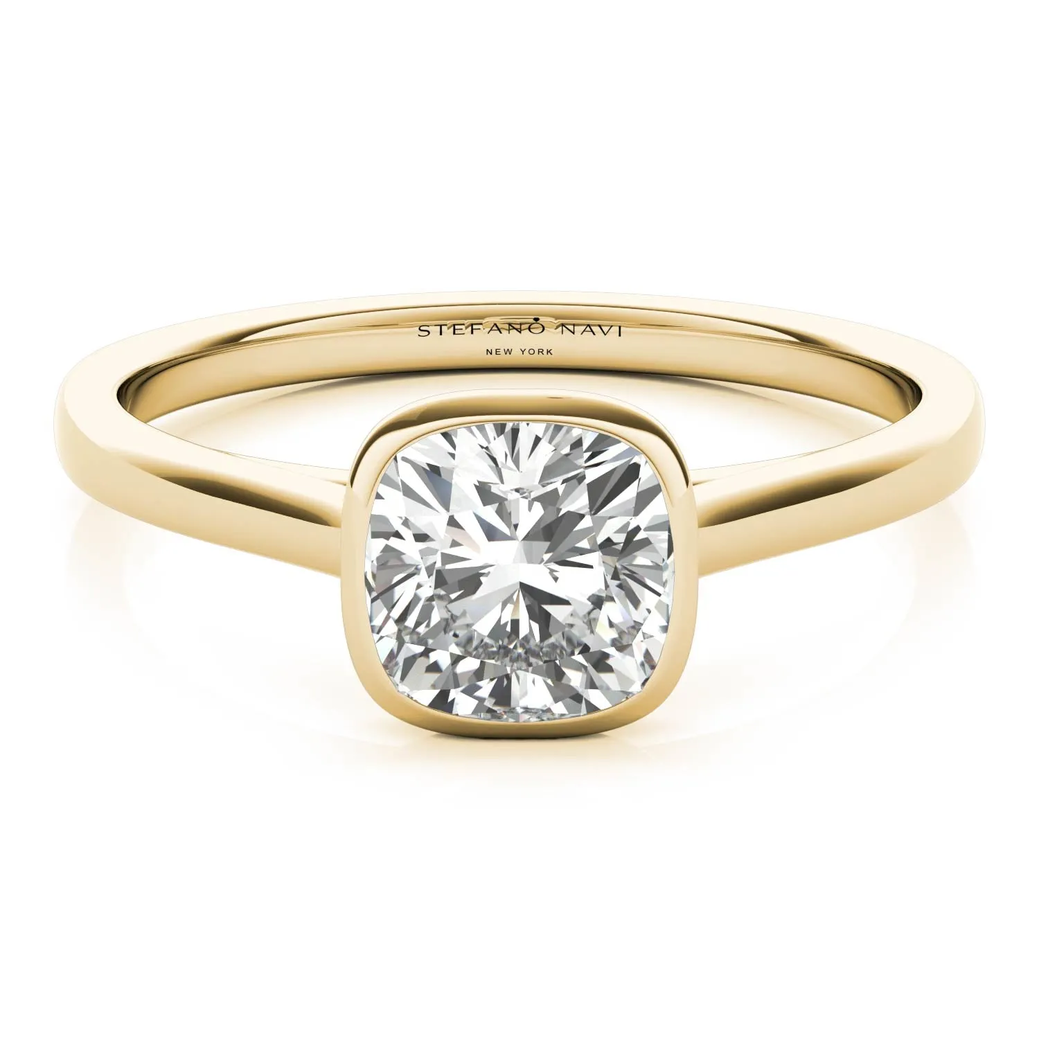 Lucia Bezel-Set Engagement Ring