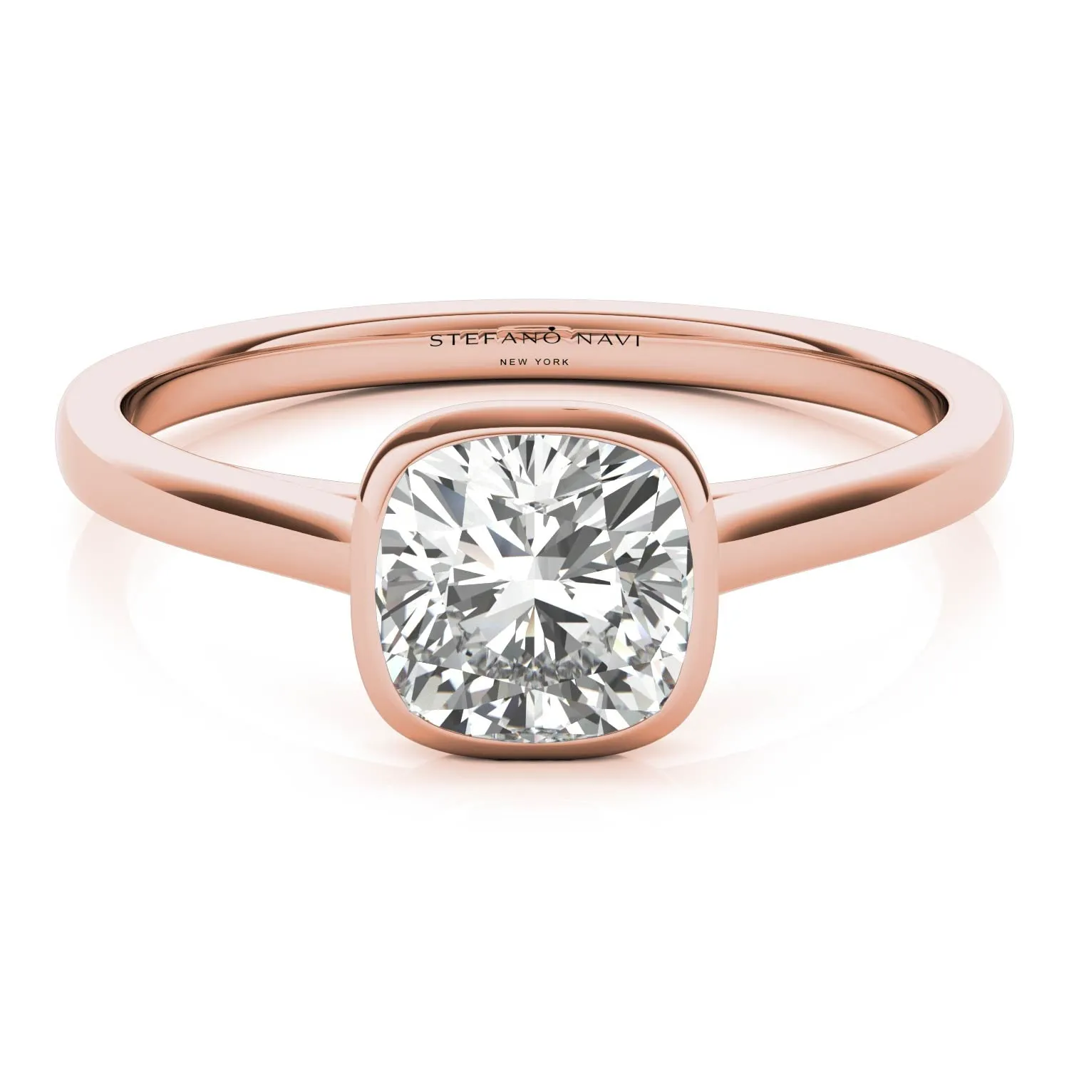 Lucia Bezel-Set Engagement Ring