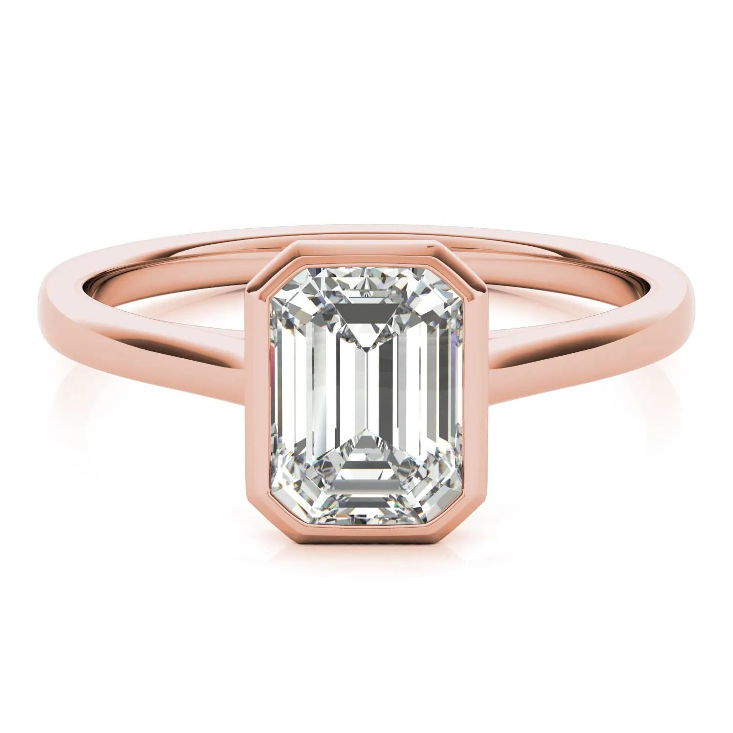 Lucia Bezel-Set Engagement Ring