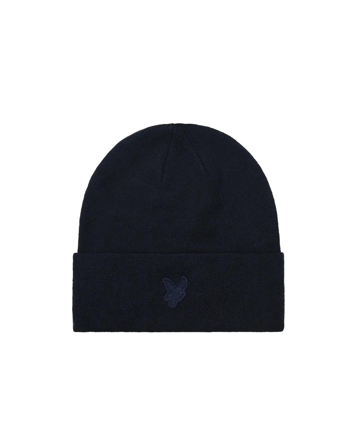 Lyle & Scott Tonal Caple Beanie In Dark Navy