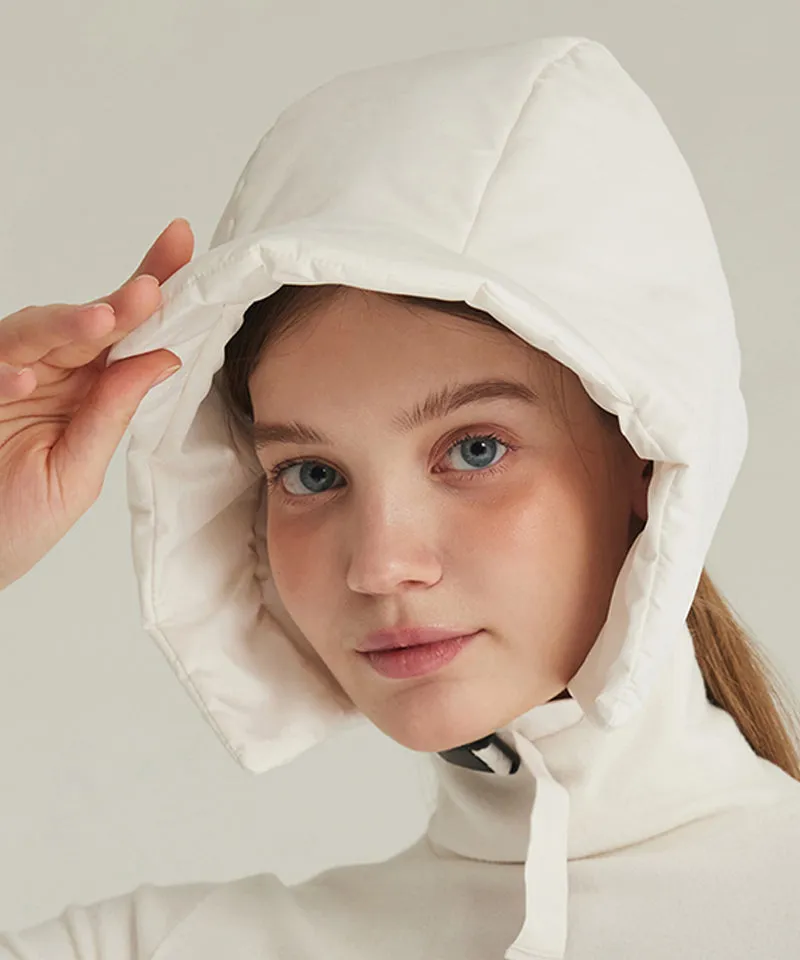 MACKY Golf: Cozy Padded Cap - Ivory