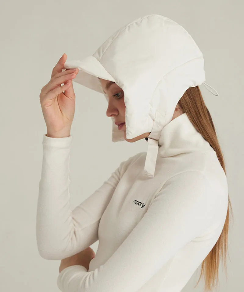 MACKY Golf: Cozy Padded Cap - Ivory