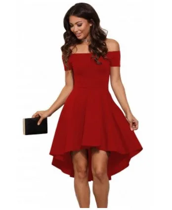 Maisie Off Shoulder Skater Dress