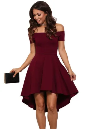 Maisie Off Shoulder Skater Dress