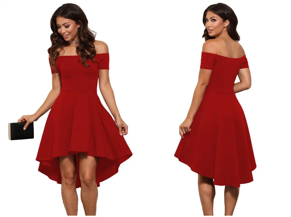 Maisie Off Shoulder Skater Dress