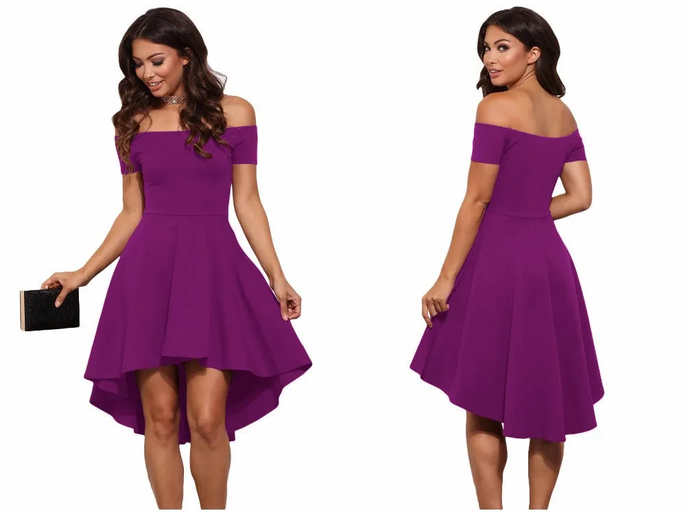 Maisie Off Shoulder Skater Dress