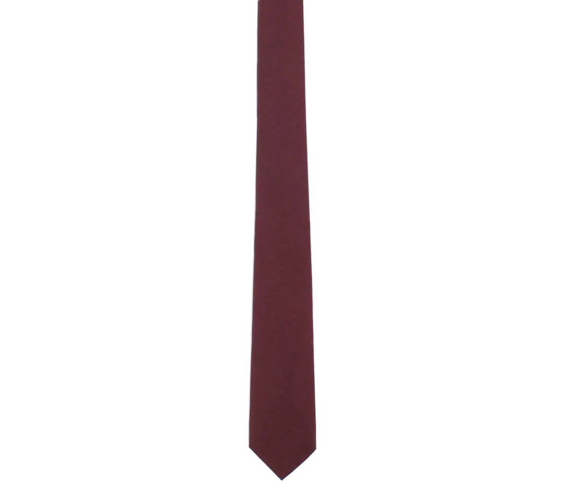 Maroon Zig Zag Tie