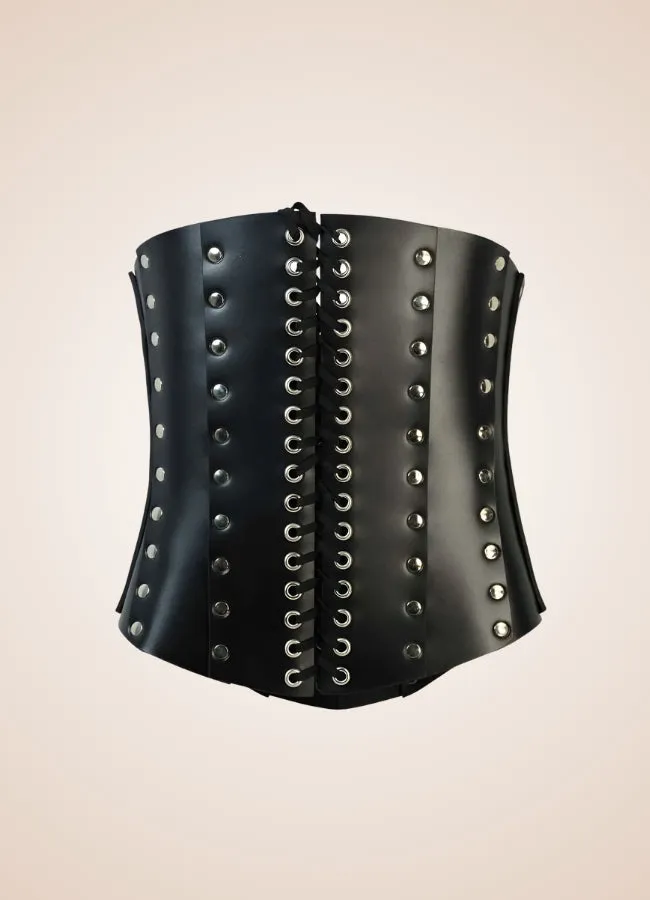 Medieval Leather Steampunk Corset