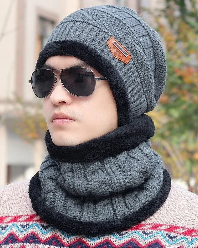 Men Warm Hats Beanie Hat Winter Knitting Wool Hat for Unisex Caps Lady Beanie Knitted Caps Women's Hats Outdoor Sport Warm