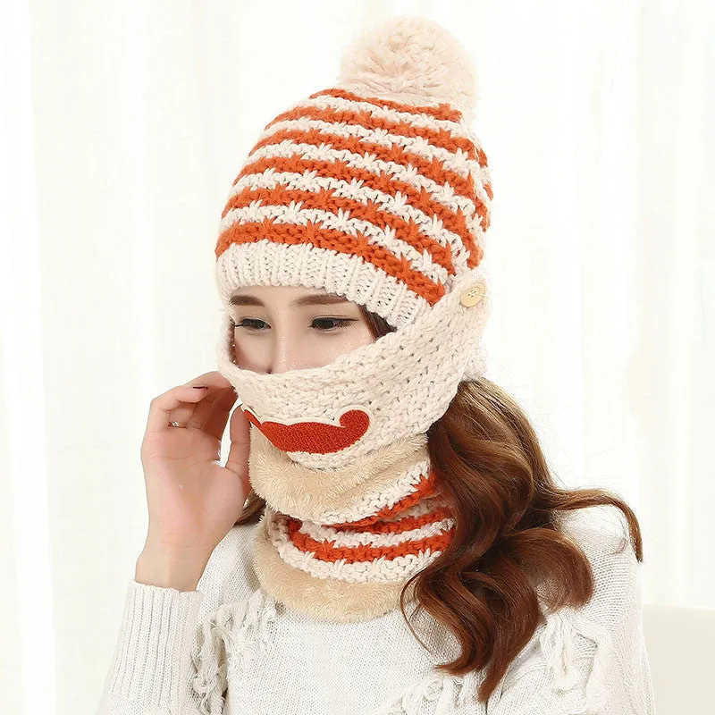 Men Warm Hats Beanie Hat Winter Knitting Wool Hat for Unisex Caps Lady Beanie Knitted Caps Women's Hats Outdoor Sport Warm