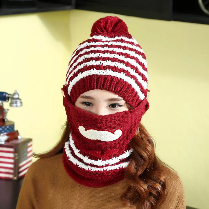 Men Warm Hats Beanie Hat Winter Knitting Wool Hat for Unisex Caps Lady Beanie Knitted Caps Women's Hats Outdoor Sport Warm