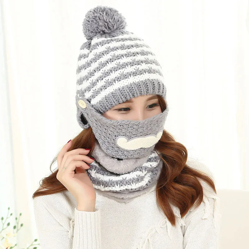 Men Warm Hats Beanie Hat Winter Knitting Wool Hat for Unisex Caps Lady Beanie Knitted Caps Women's Hats Outdoor Sport Warm