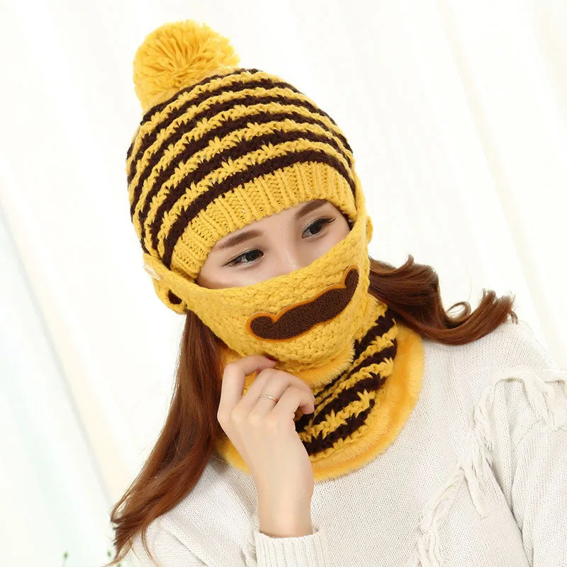 Men Warm Hats Beanie Hat Winter Knitting Wool Hat for Unisex Caps Lady Beanie Knitted Caps Women's Hats Outdoor Sport Warm