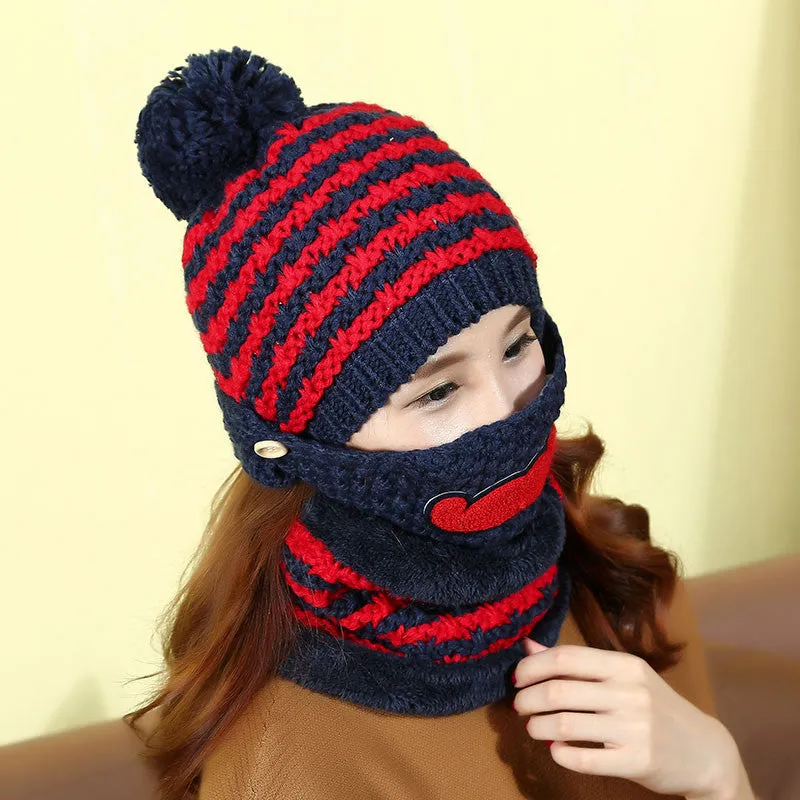 Men Warm Hats Beanie Hat Winter Knitting Wool Hat for Unisex Caps Lady Beanie Knitted Caps Women's Hats Outdoor Sport Warm