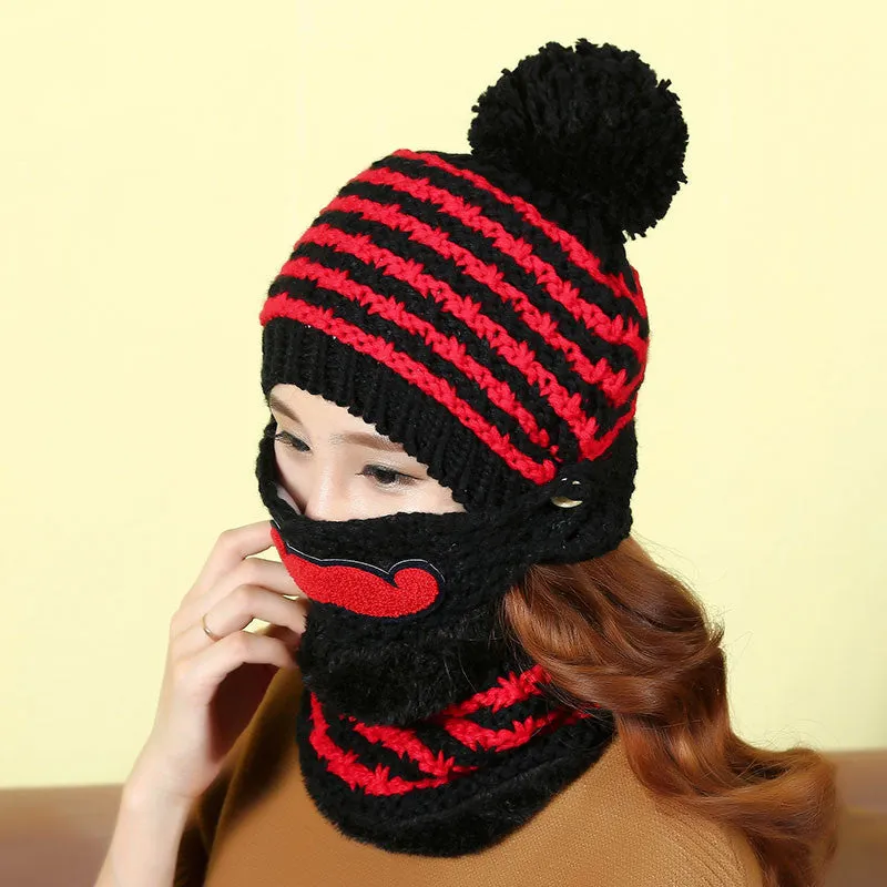 Men Warm Hats Beanie Hat Winter Knitting Wool Hat for Unisex Caps Lady Beanie Knitted Caps Women's Hats Outdoor Sport Warm