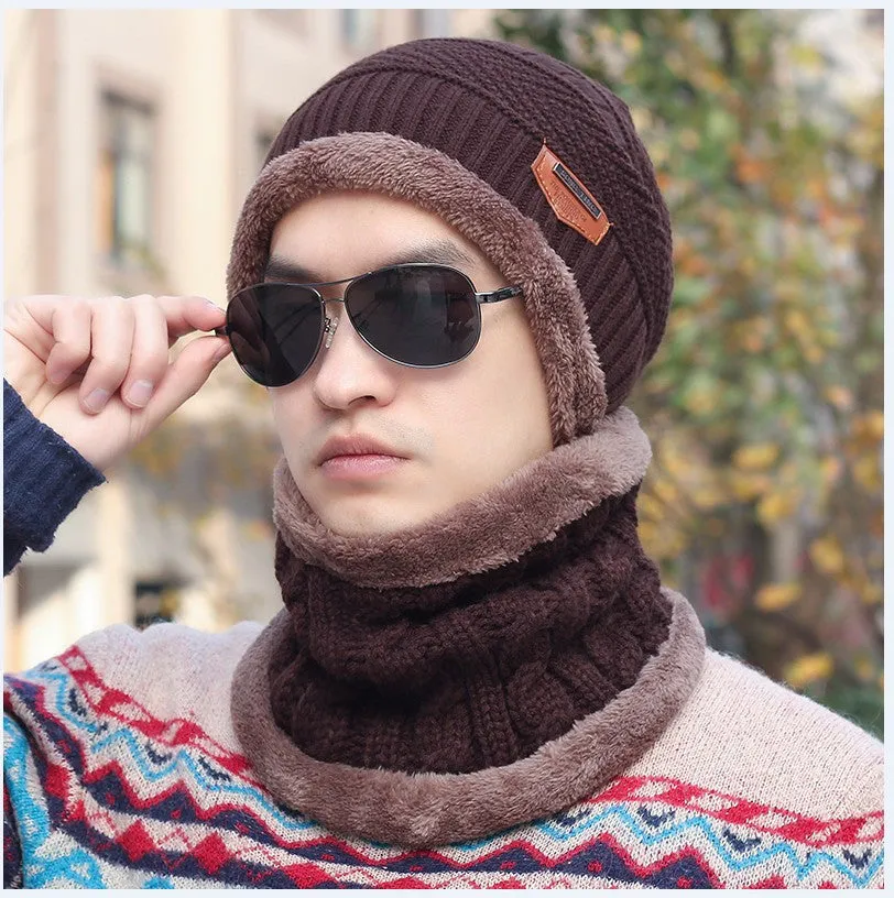 Men Warm Hats Beanie Hat Winter Knitting Wool Hat for Unisex Caps Lady Beanie Knitted Caps Women's Hats Outdoor Sport Warm