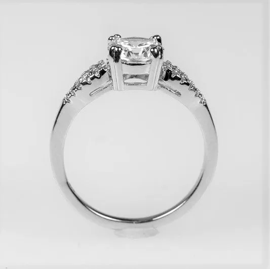 Mersia Round Engagement Ring | 1.3ct