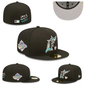Miami Marlins Love & Hustle World Series Limited Edition Fitted Cap