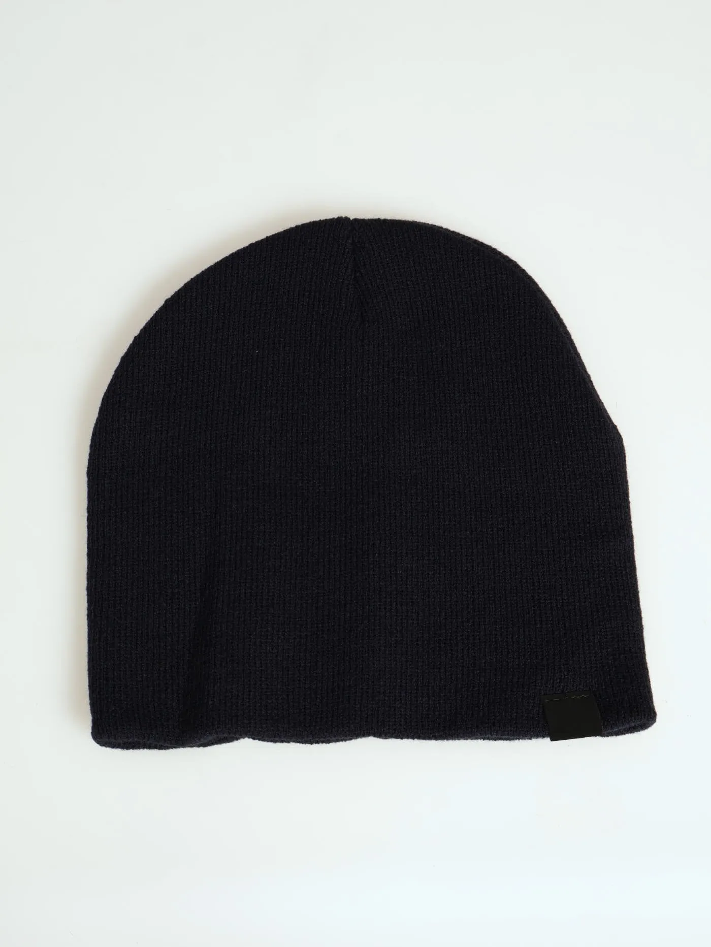 Micro Knit Beanie - Navy