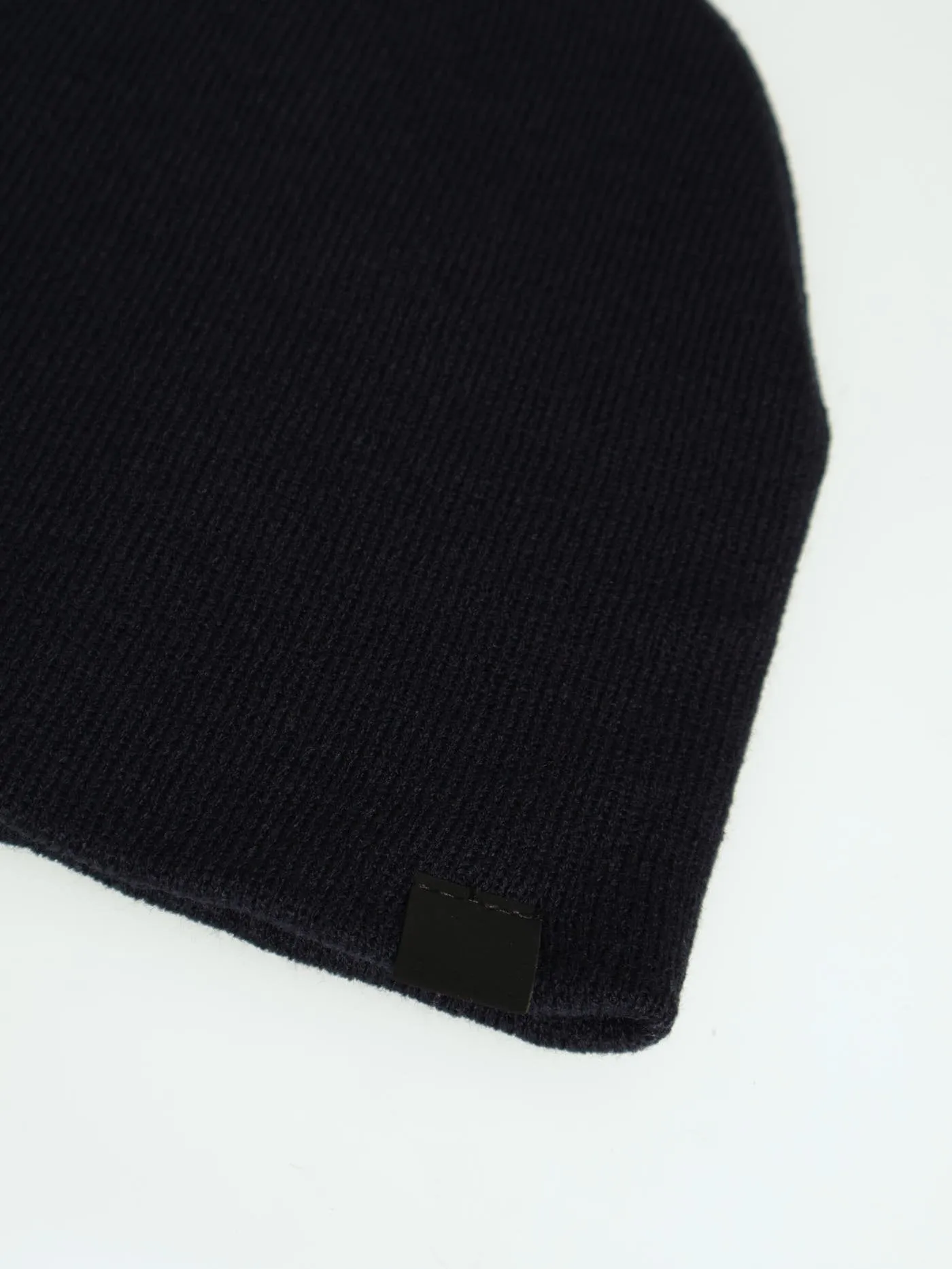 Micro Knit Beanie - Navy