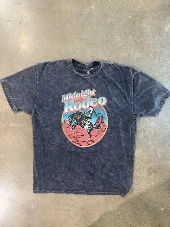Midnight Rodeo Mineral Wash Tee