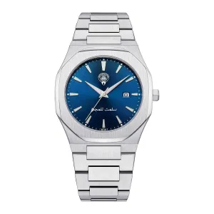 MTM Exquisite Mens Watch, Limited Edition with Country Flag, Stainless Steel, 40m Japanese Movement