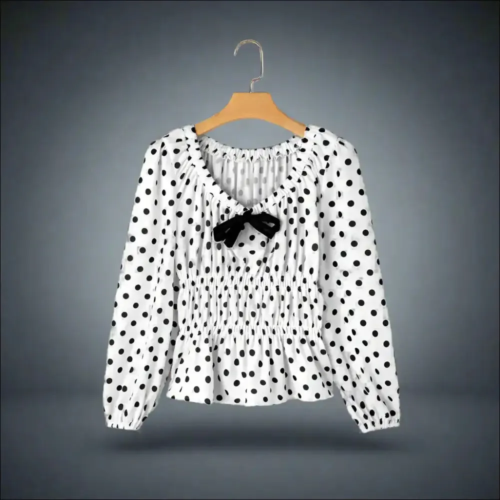 Needful Things: Black Polka Dot Domination! Bow Down, Square Neck! 🖤
