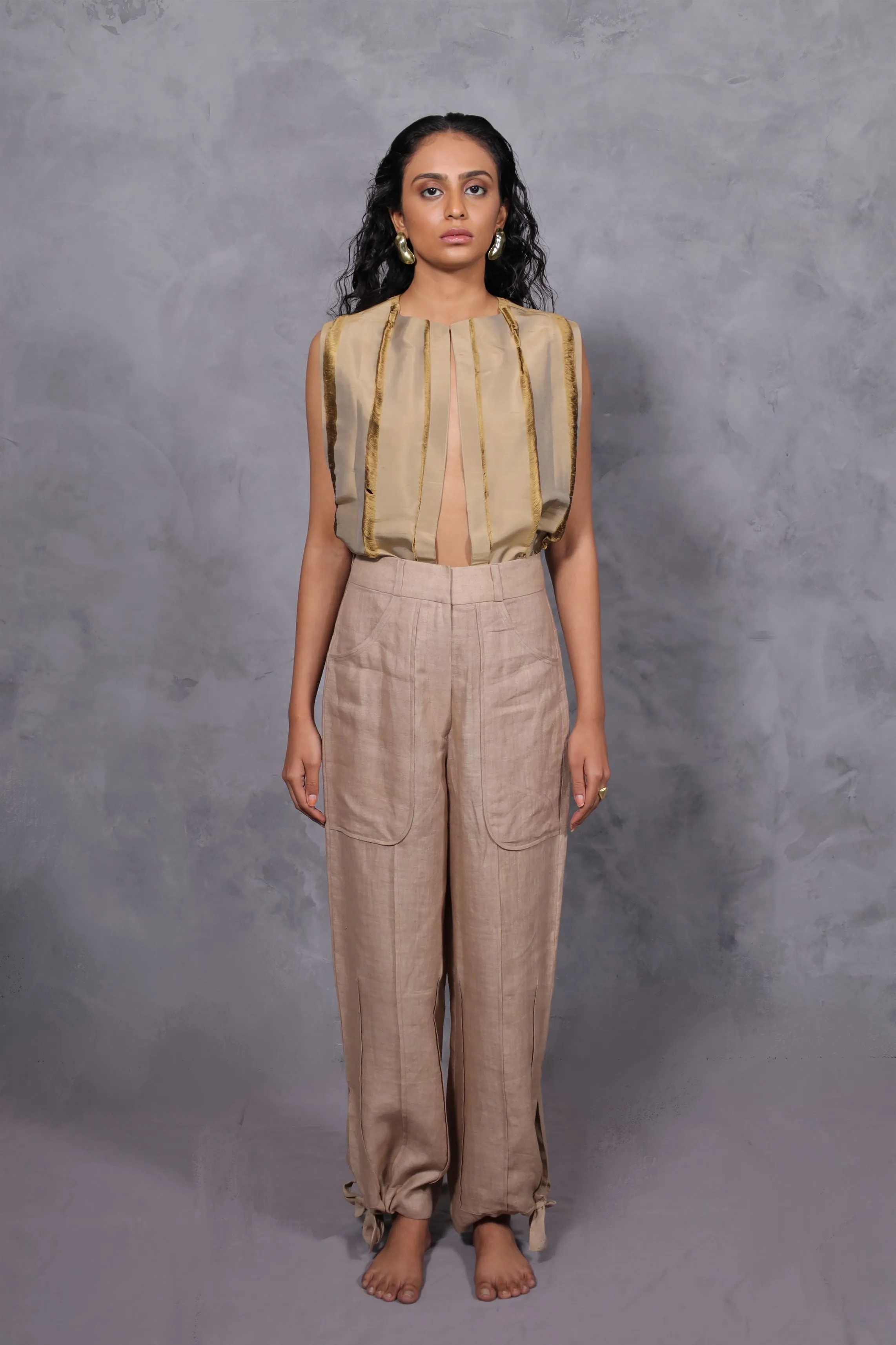 New Season Summer to Fall 2024-Limited Edition-Jacket Coat Vintage Silk Champagne-CH2/06-Senso-Fashion Edit Hemji