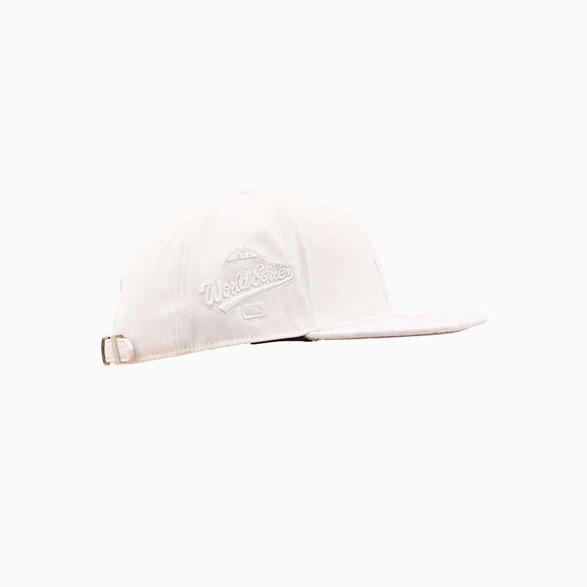 New York Yankees MLB Leather Visor Flatbrim Snapback Hat