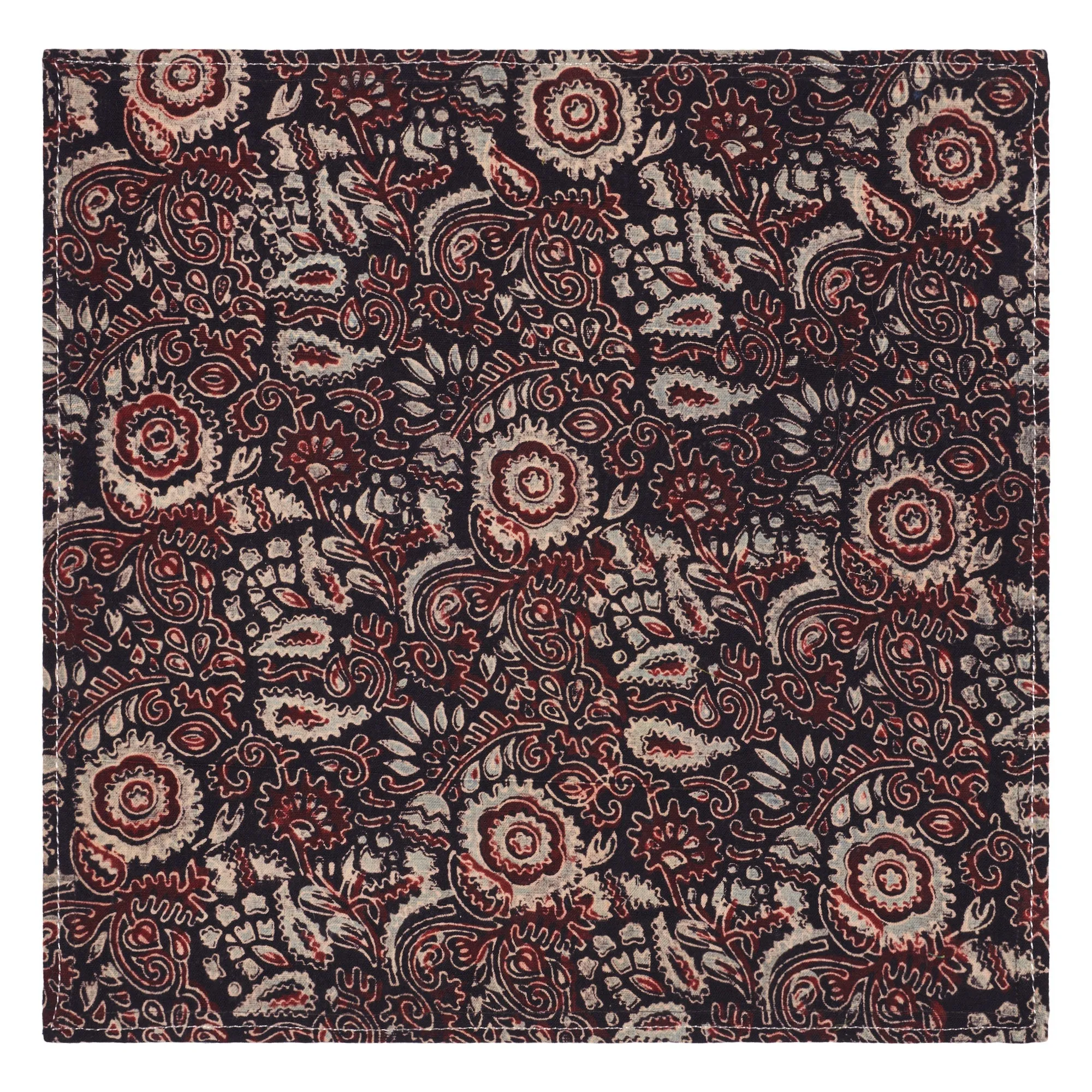Northern India Block Print Napkin Set - 2