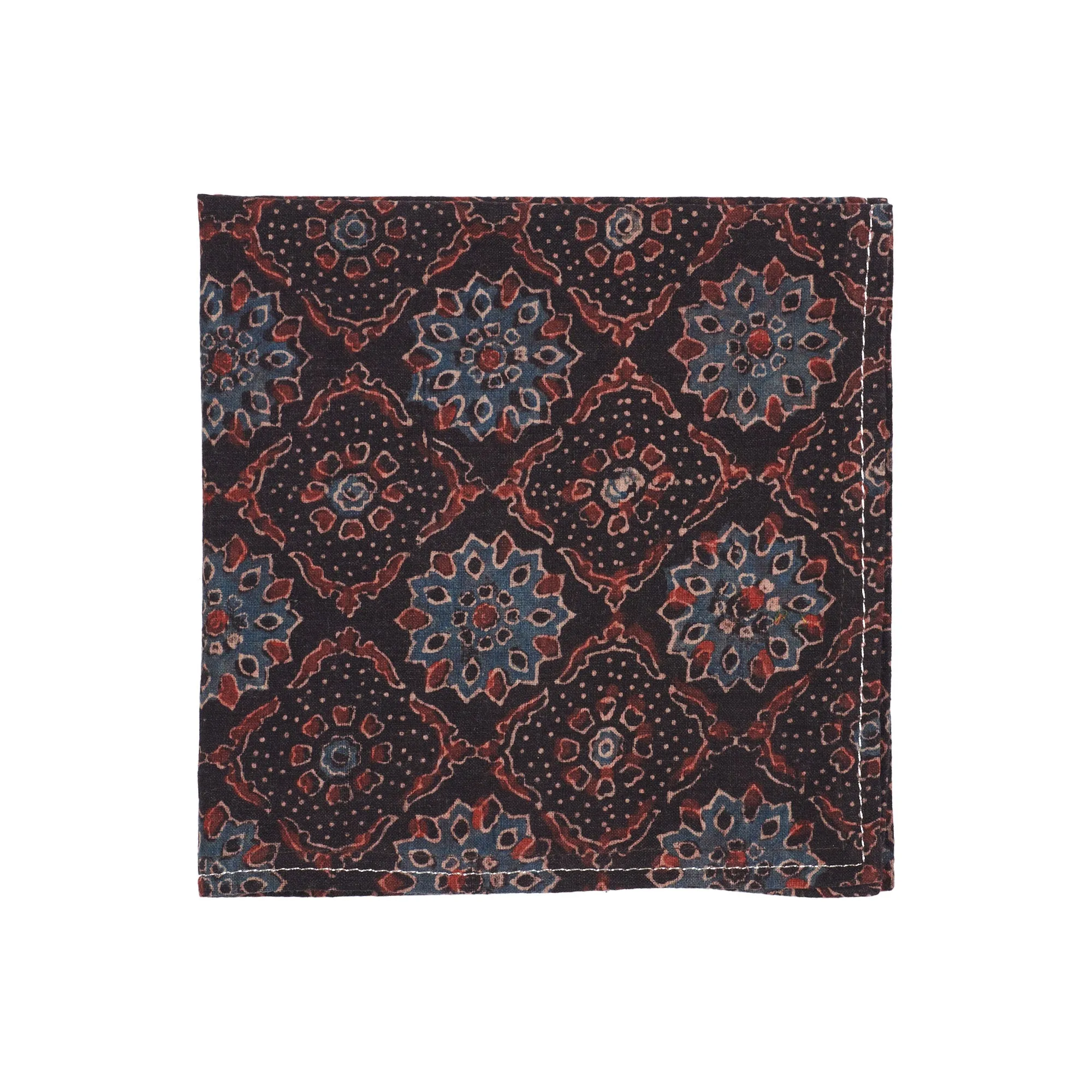 Northern India Block Print Napkin Set - 3