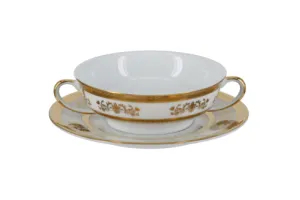 Orsay White Cream Soup Saucer