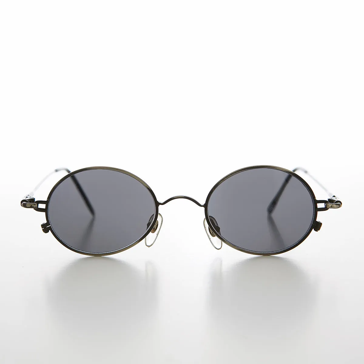 Oval Metal Spectacles 90s Vintage Sunglasses - Greco