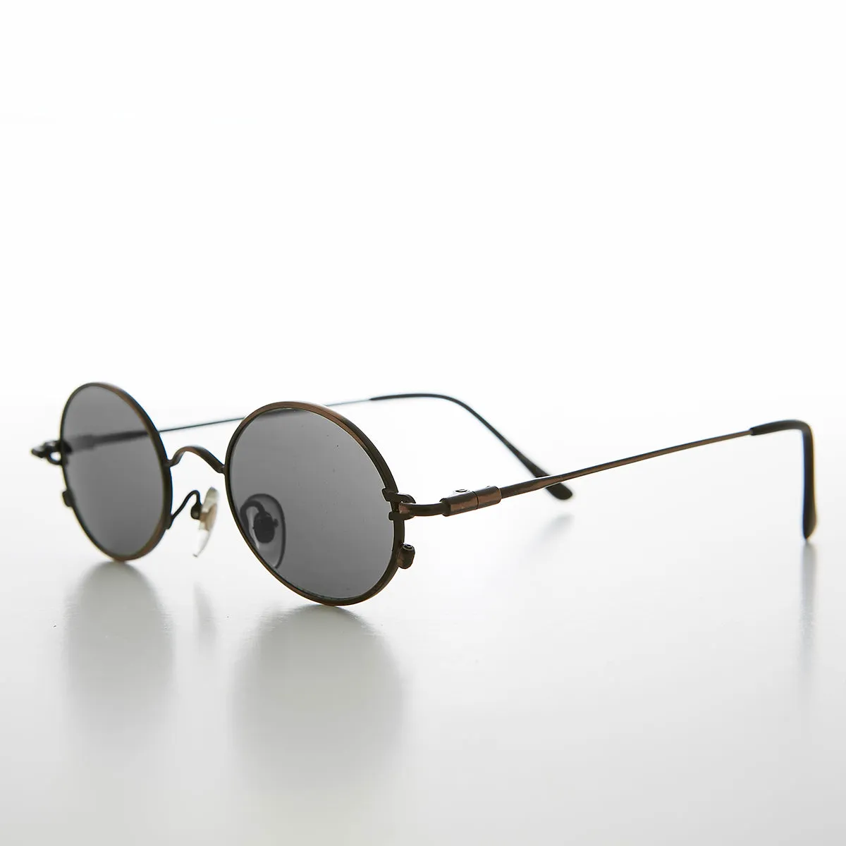 Oval Metal Spectacles 90s Vintage Sunglasses - Greco