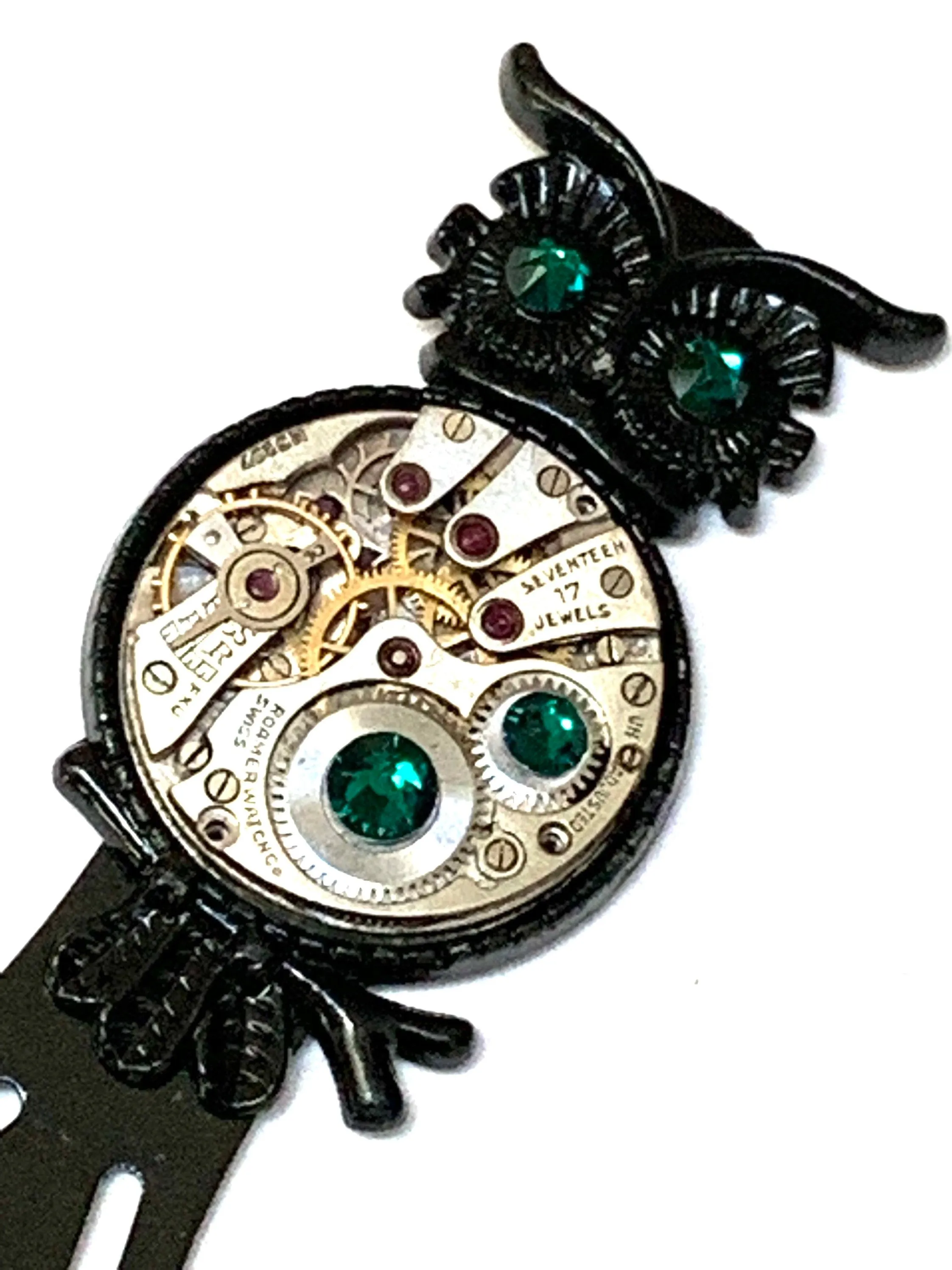 Owl Bookmark Steampunk Gifts for Reader Teacher Gifts Metal Bookmark Gift for women Gift for men Book Accessories