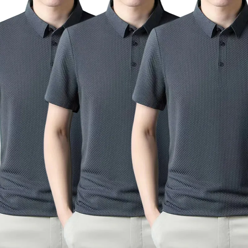 [PAGUE 2 LEVE 3] - Camisa Polo Fresh Seda Gelo