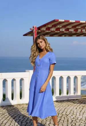 Penelope Dress Marina Blue