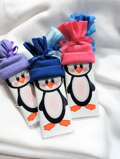 Penguin Hershey Bar Stocking Stuffers