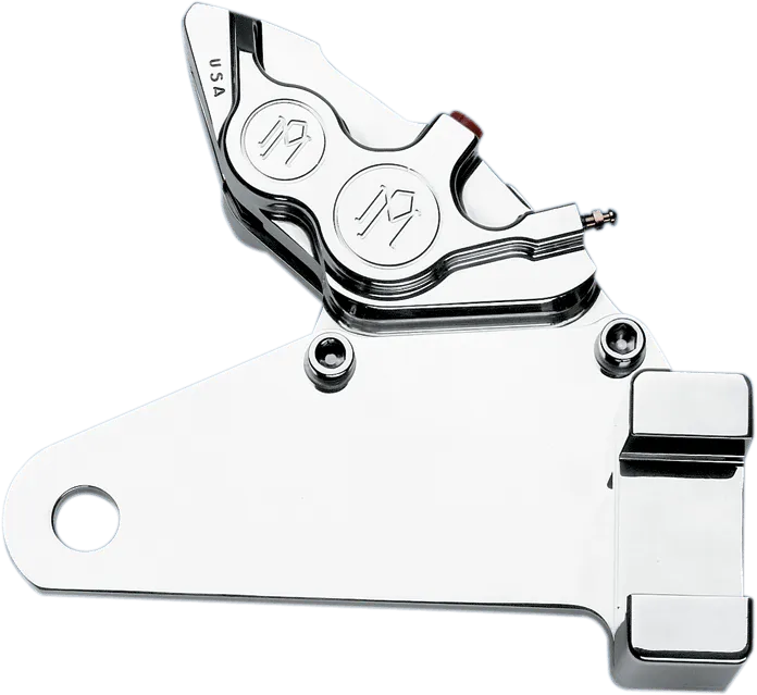 Performance Machine 1277-0073-CH Classic Rear Brake Caliper Kit - Chrome