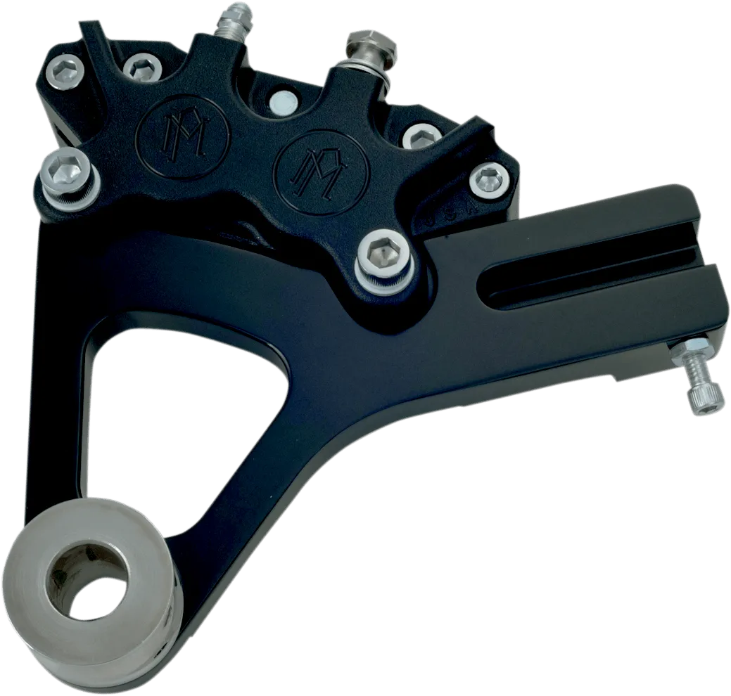 Performance Machine 1277-0073-CH Classic Rear Brake Caliper Kit - Chrome