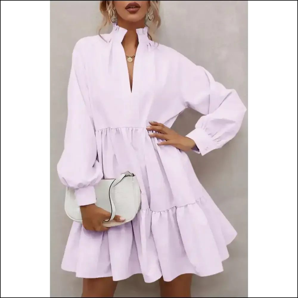 Pink Frill Dress: Neckline  Chic! Needful Things 😉