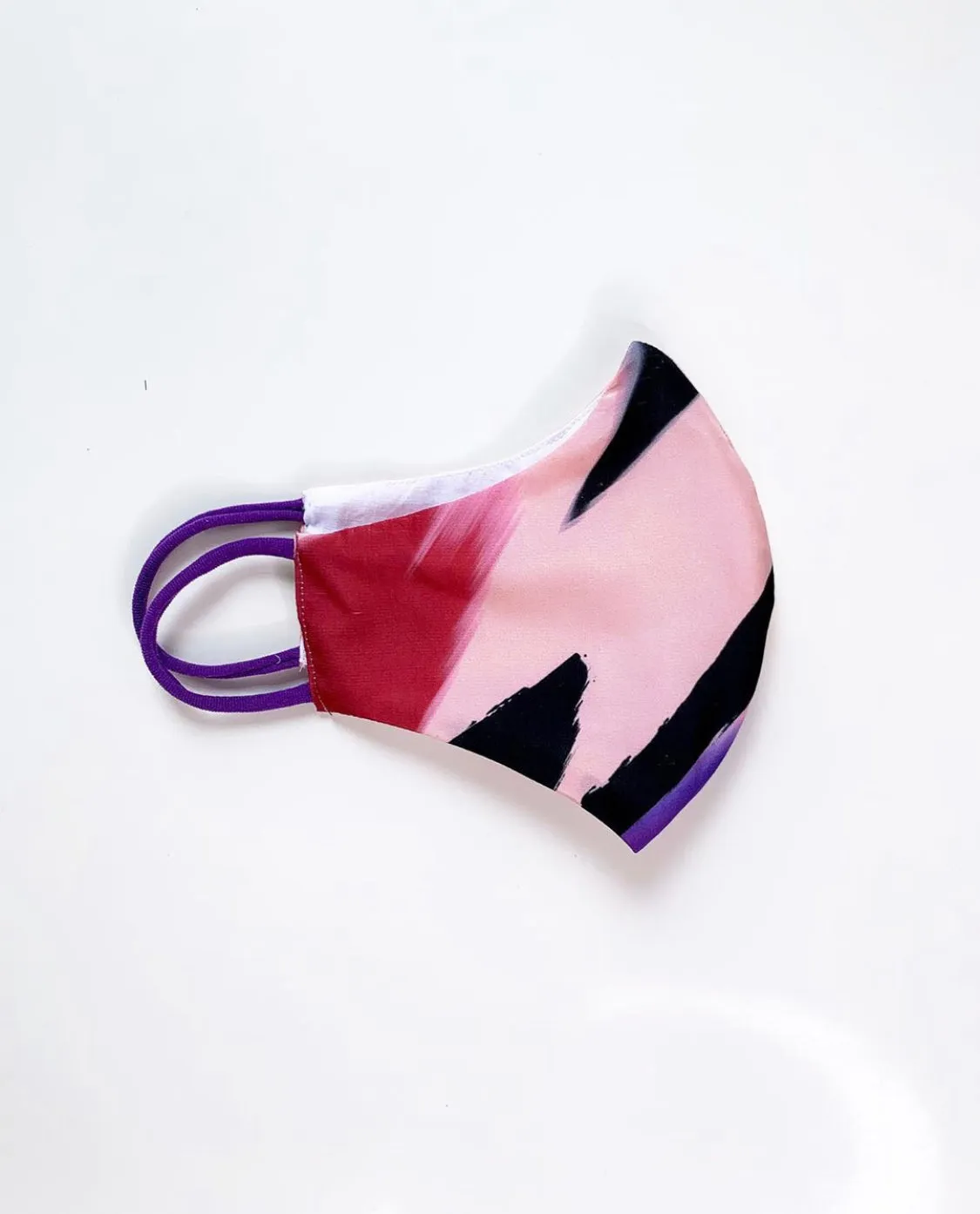 Pink Tiger Face Mask with ear loops
