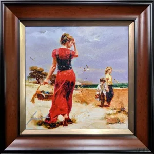 Pino Daeni "Seaside Gathering"