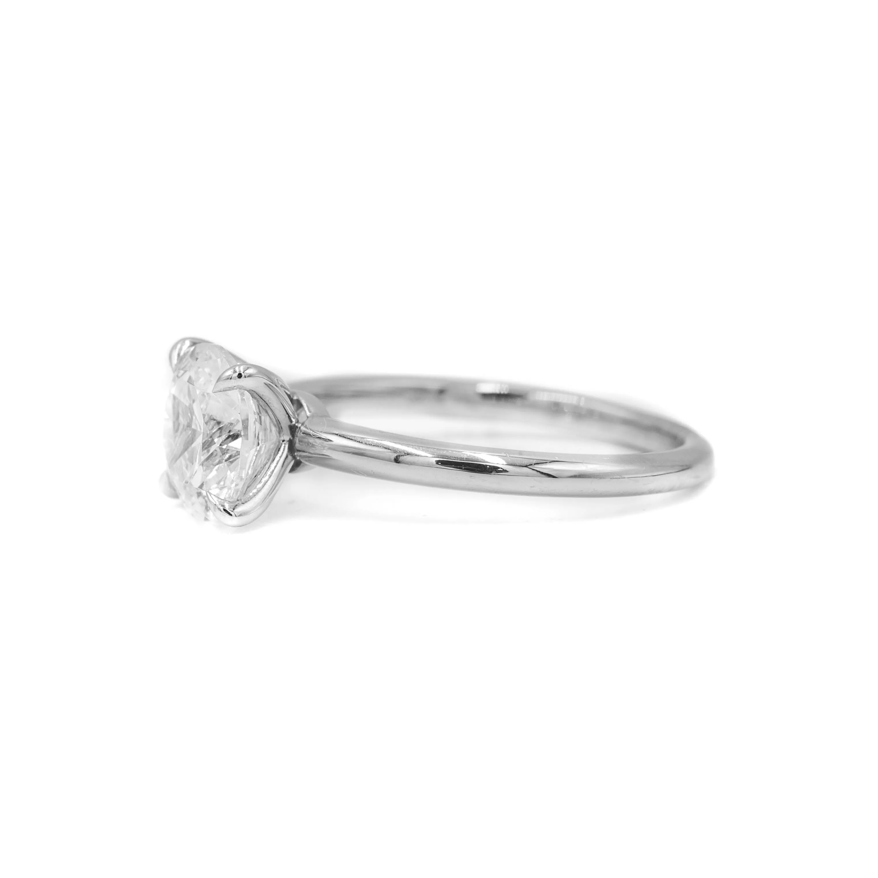 Platinum 4-Prong Solitaire